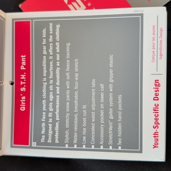 NWT The North Face Girls Youth Apex STH Snow Pants Youth-Large Black Pockets - Picture 6 of 16